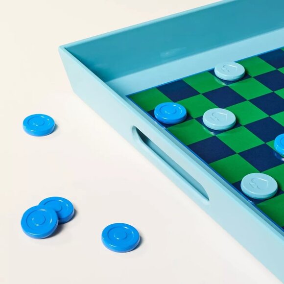 FINAL ONE!!! ($35) ♠️KSNY Melamine 2-in-1 Checkers and Serve Tray - Picture 4 of 5